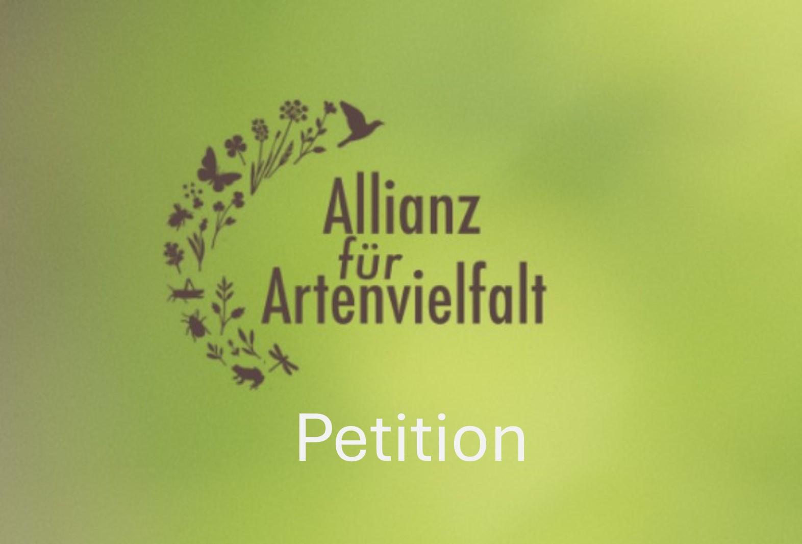 HOME 9 Petition für Artenvielfalt