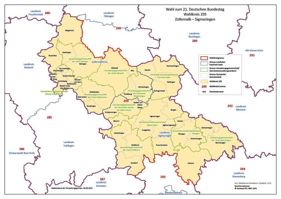 btw25 wahlkreise wkrSigmaringen